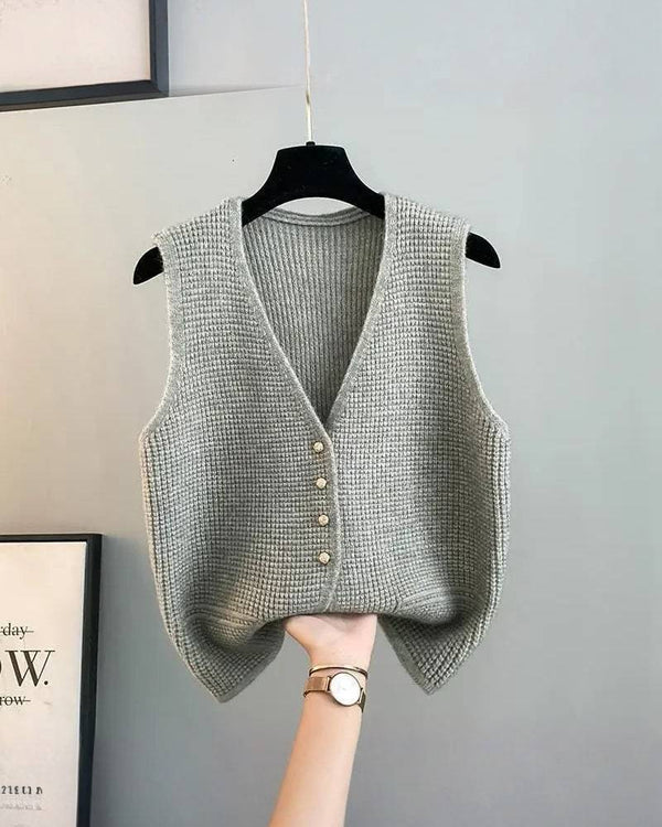 ALYSSA | Gilet Chaud en Maille