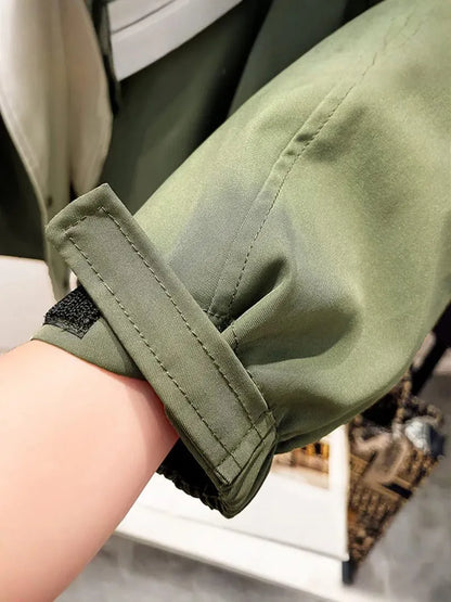 CELIA | Manteau coupe-vent en coton et polyester