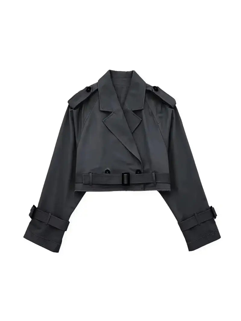 CAROLE | Trench Court Élégant & Moderne