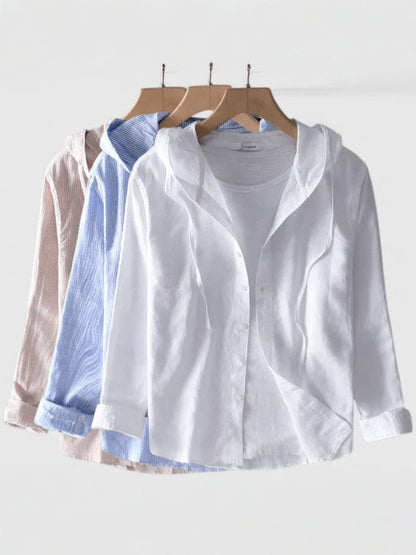 DEMI | Blouse Élégante à Capuche