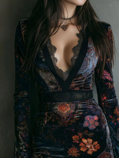 FLORANCE | Décolleté Dentelle & Silhouette Sculptée