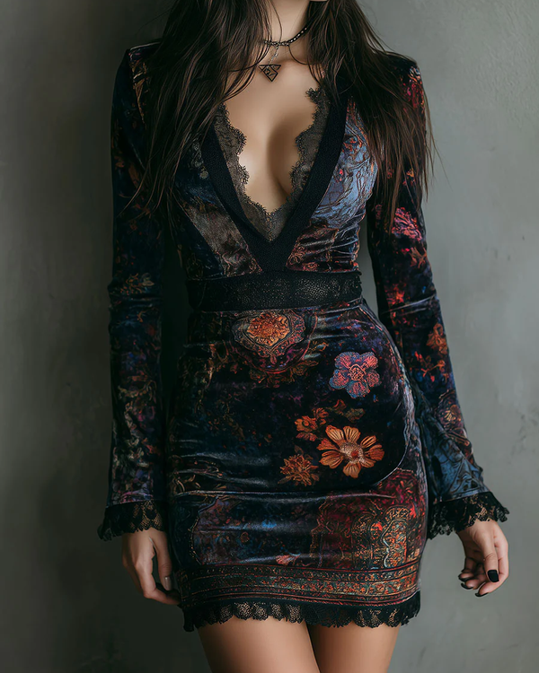 FLORANCE | Décolleté Dentelle & Silhouette Sculptée