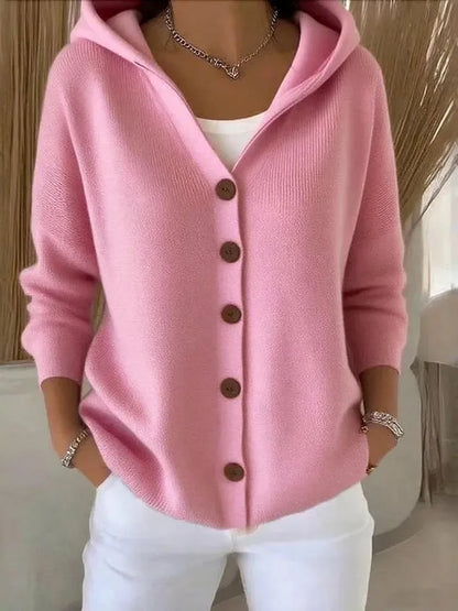 Pull boutonné en coton CLARA - Style casual et confort optimal
