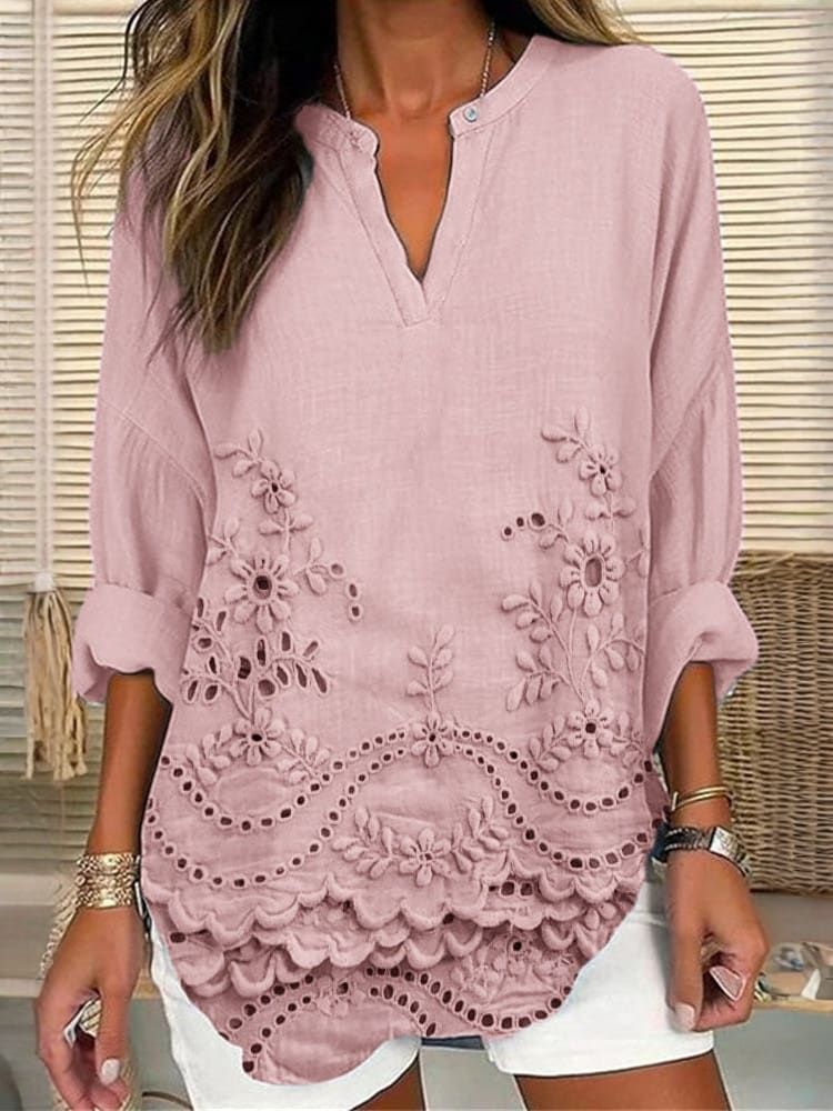 CORAL | Blouse imprimée