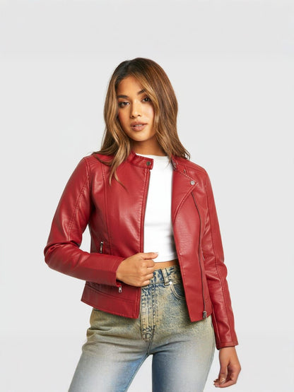 SOFÍA | Blouson bomber en cuir souple