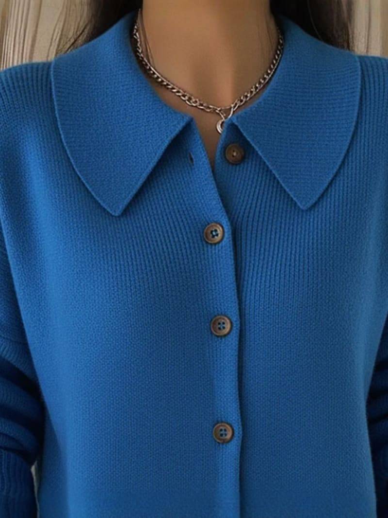 MELANIE | Pull à Revers Élégant