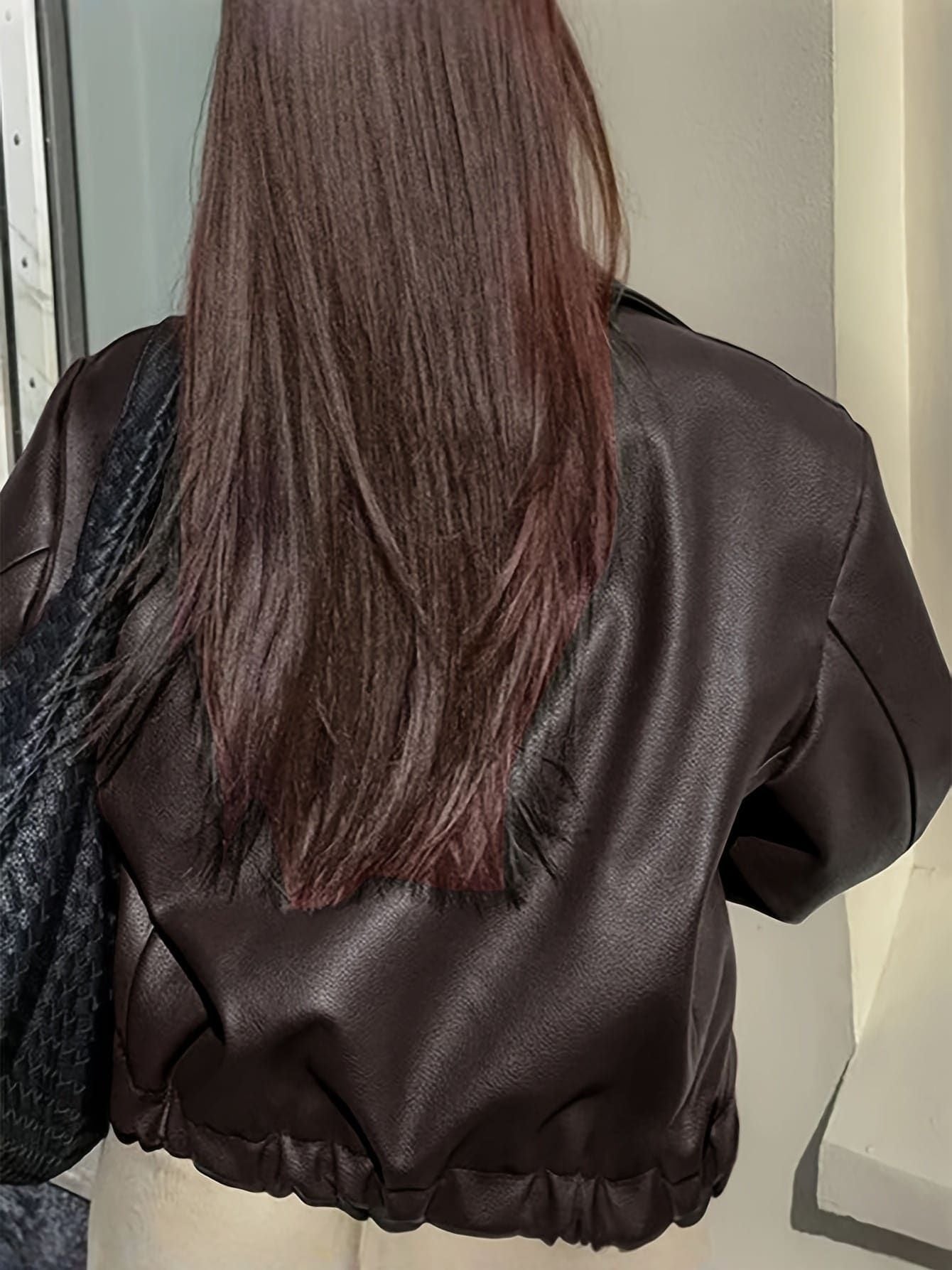 ANNETTE | Veste en cuir vegan élégante