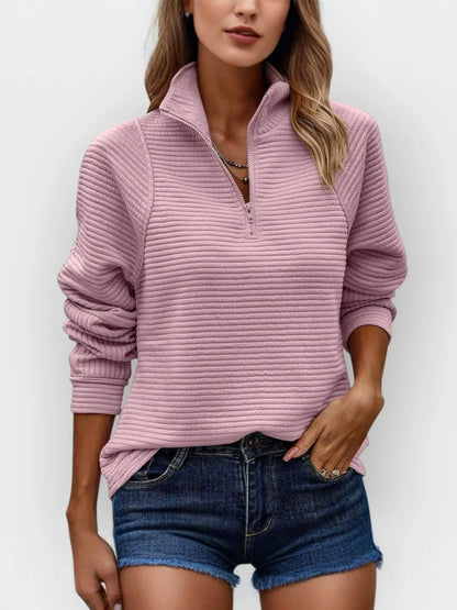 MIRÉA | Pull à demi-fermeture éclair