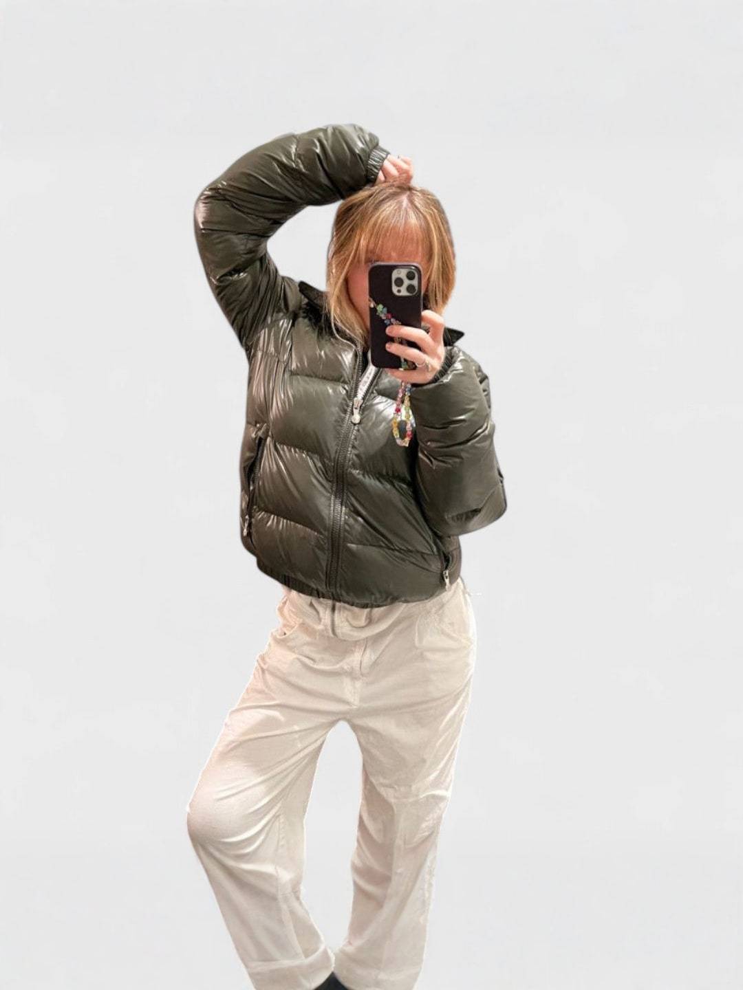 STEP | Doudoune brillante courte