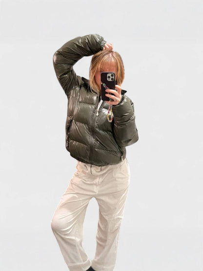 STEP | Doudoune brillante courte