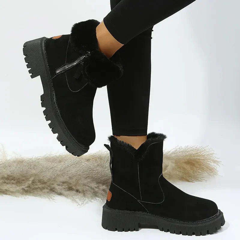Bottines d’hiver ultra-douces et confortables
