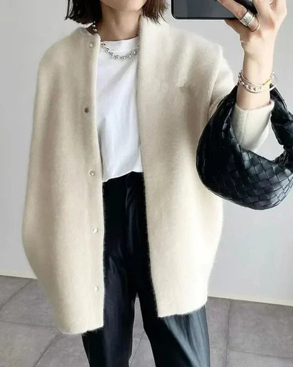 VANNA | Veste maillee elegante a boutons