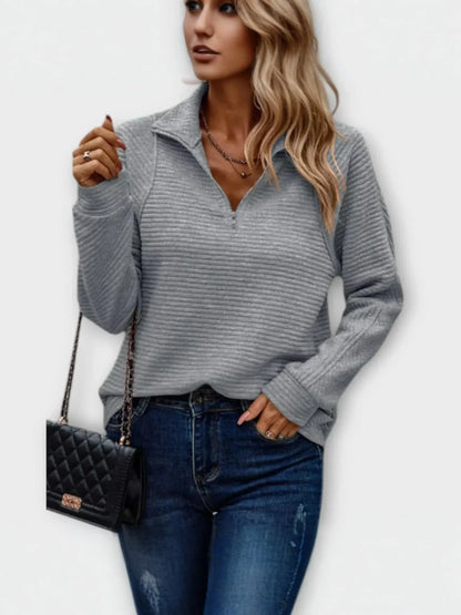 MIRÉA | Pull à demi-fermeture éclair