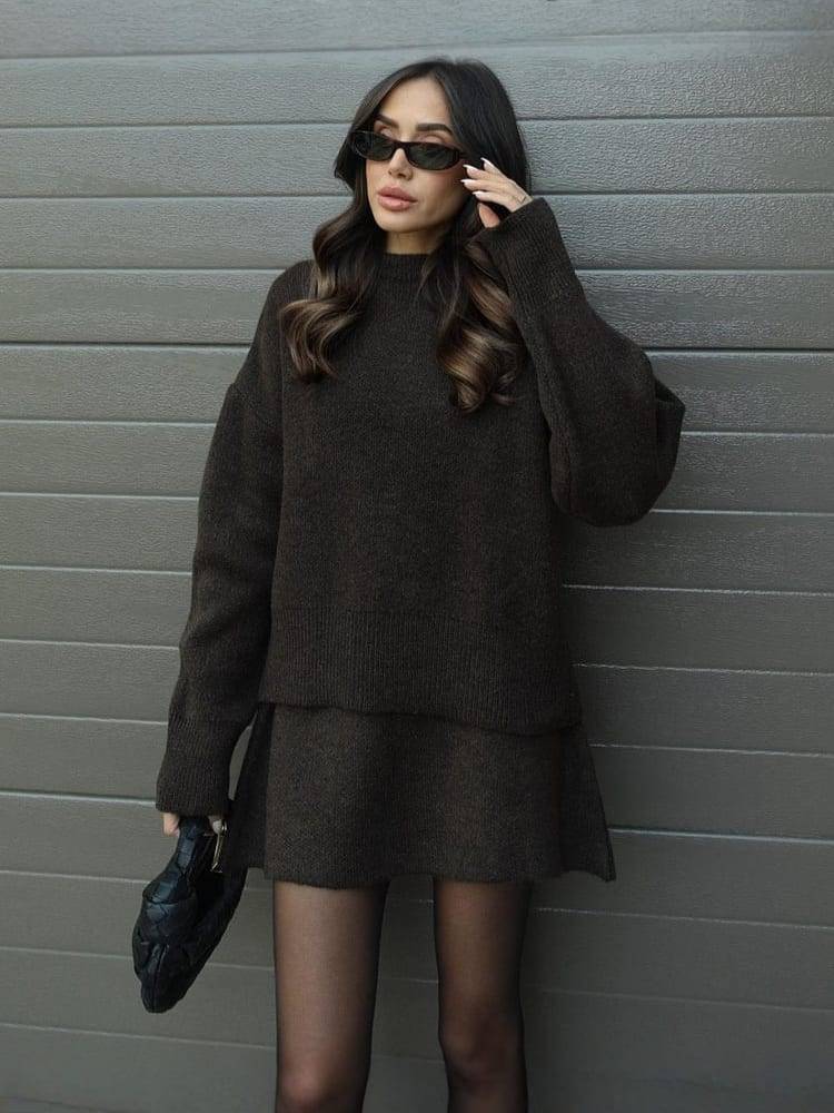 LARA | Ensemble en Maille Doux & Élégant