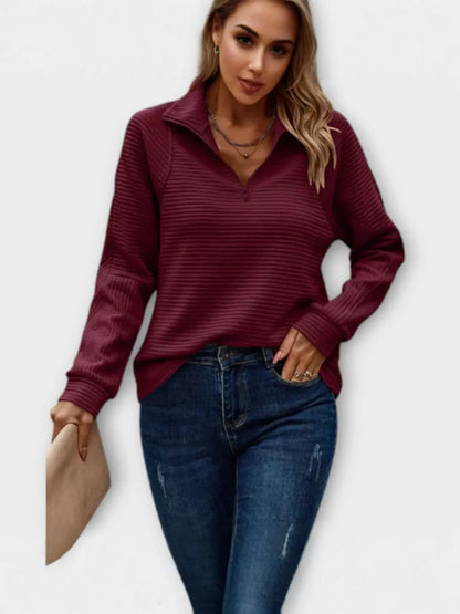 MIRÉA | Pull à demi-fermeture éclair