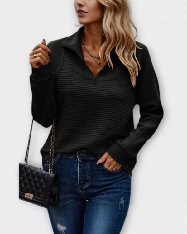 MIRÉA | Pull à demi-fermeture éclair