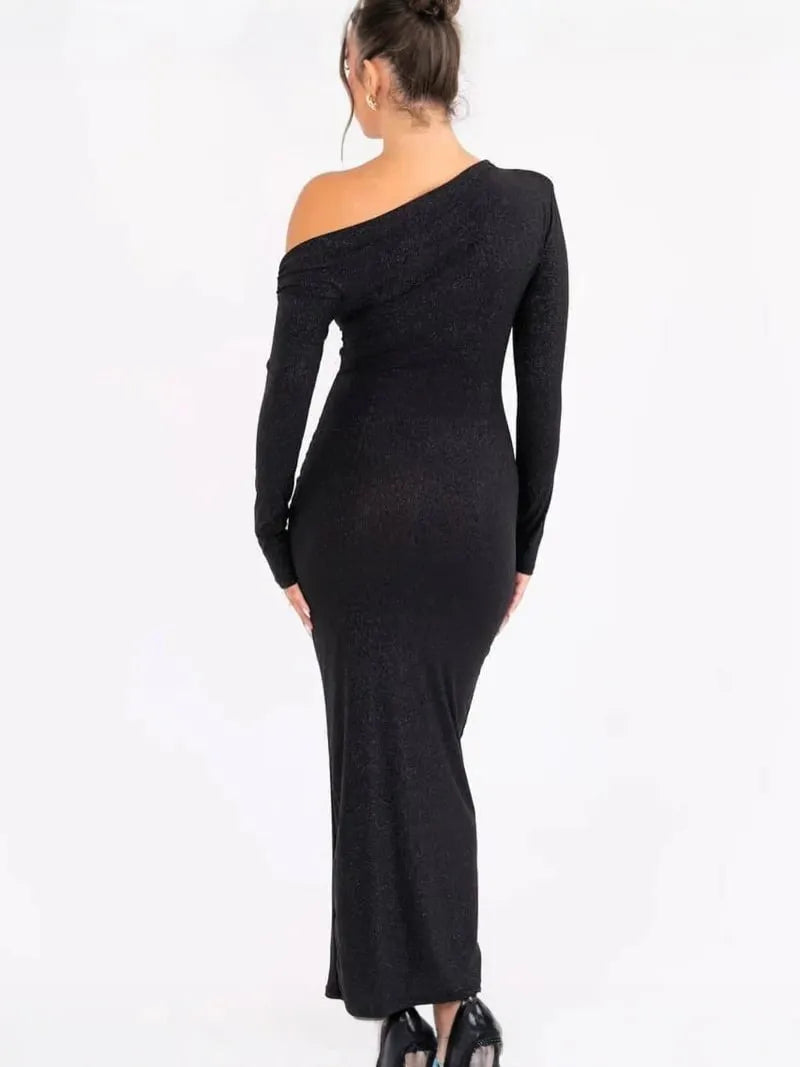 MOA | Robe Longue Scintillante & Élégance Lumineuse