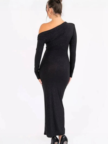 MOA | Robe Longue Scintillante & Élégance Lumineuse