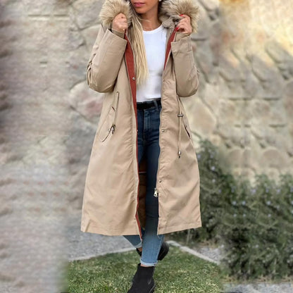 SOPHIE | Parka d’Hiver Chaude et Chic à Doublure Amovible et Capuche Luxe