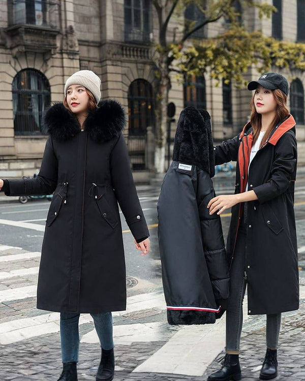 SOPHIE | Parka d’Hiver Chaude et Chic à Doublure Amovible et Capuche Luxe