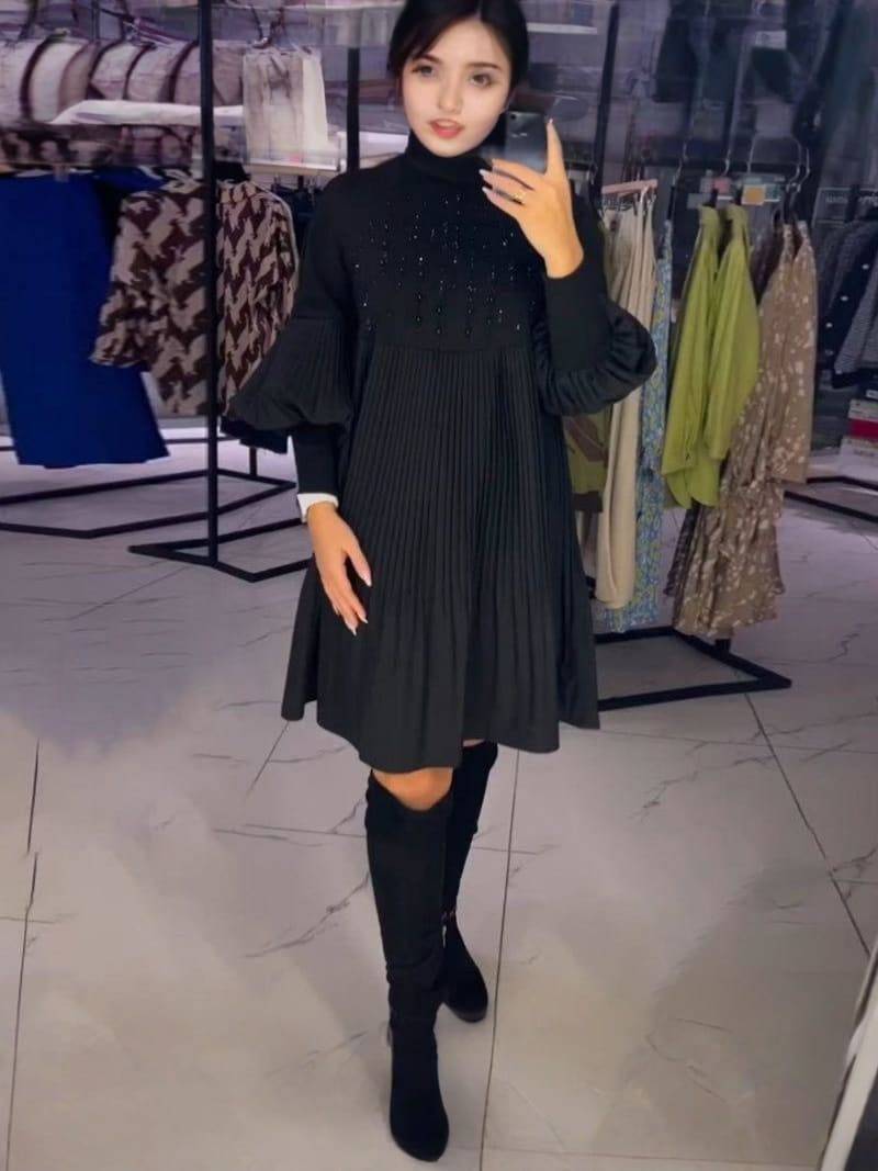 LUNA | Robe plissée élégante