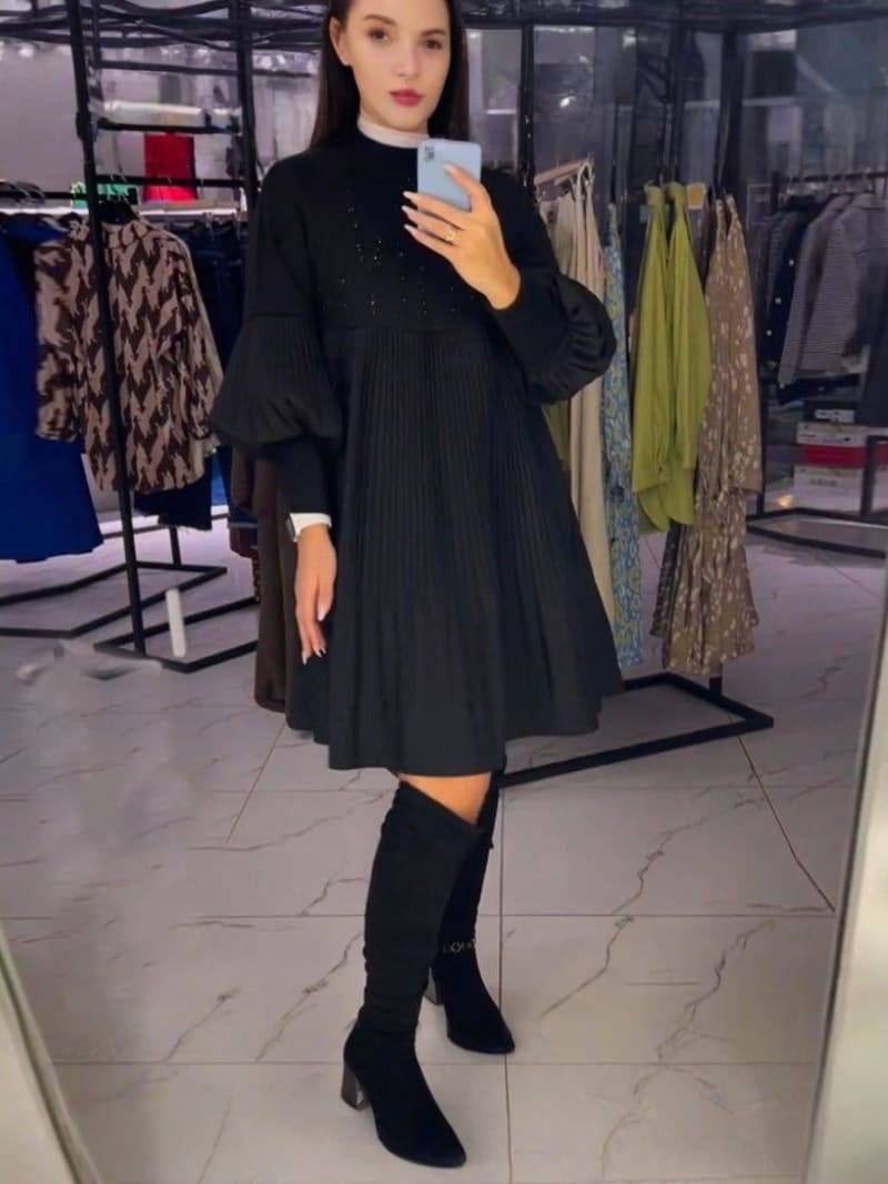 LUNA | Robe plissée élégante