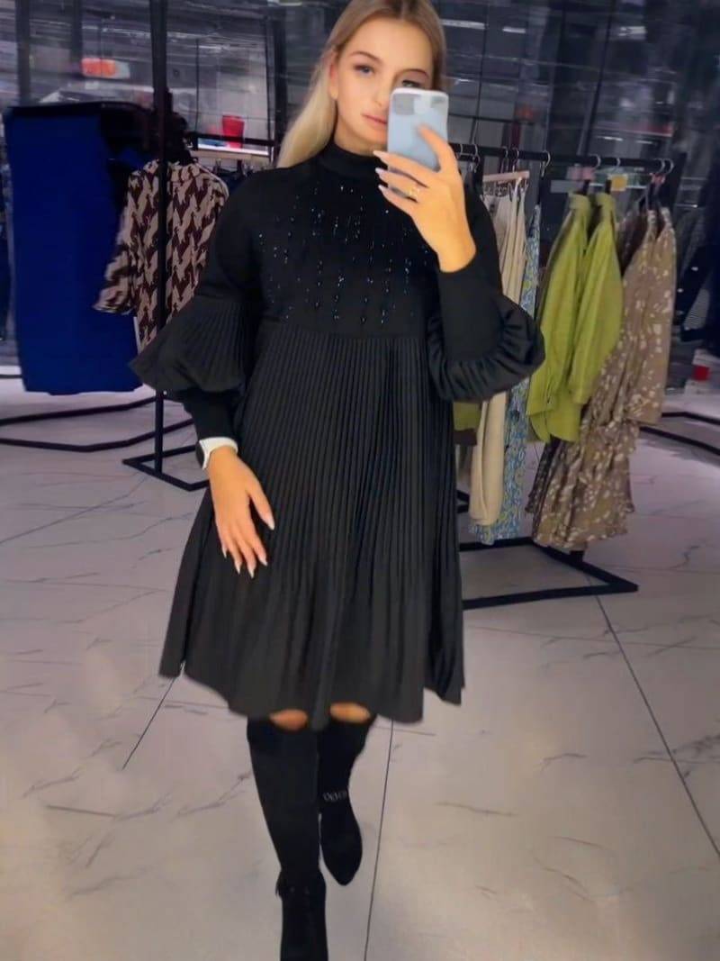 LUNA | Robe plissée élégante