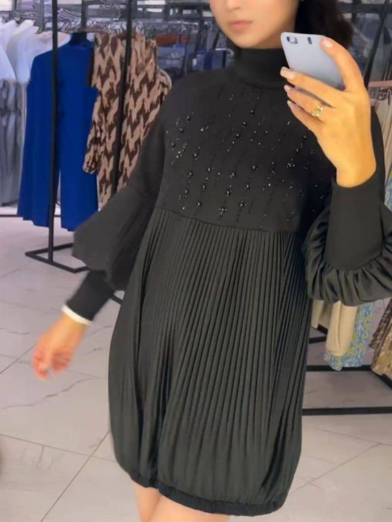 LUNA | Robe plissée élégante