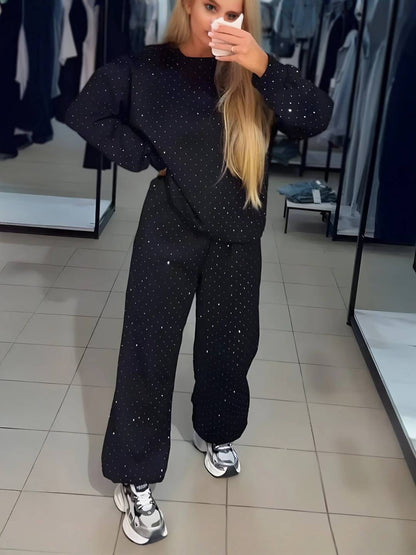 CLAIRE - Ensemble chic diamanté pour un confort et style au quotidien